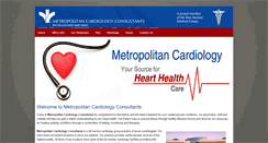Desktop Screenshot of metropolitancardiology.com